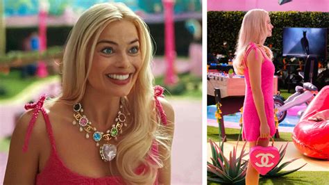 barbie margot robbie chanel|margot robbie chanel dress.